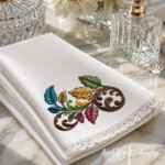 Цветные листья и завитки - 5 размеров