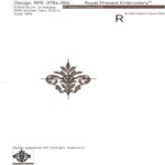 Дамасские барочные орнаменты набор дизайнов машинной вышивки - 5 размеров