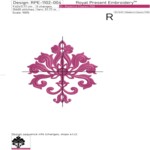 Дамасский шик декор - 4 размера