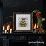 Новогодний Ангел Барабанщик большой - 4 размера