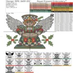 Новогодний Ангел Барабанщик большой - 4 размера