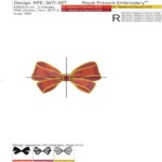 Элегантный праздничный бант бесплатно