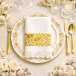 Фрагмент Бордюра розы прямоугольный - 4 размера