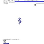 Французский шрифт Заглавные буквы Y-Z