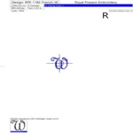 Французский шрифт Заглавные буквы V-W-X