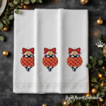 Клетчатые Елочные Шары набор