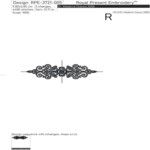 Mонохромный набор Китайских бордюров - 4 размера