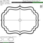 Классический Ланчмат под тарелку в пяльцах - 9 размеров