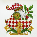 Набор Рождественский Санта в клетку маленький - 3 размера