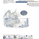 Кот и Луна - 5 размеров