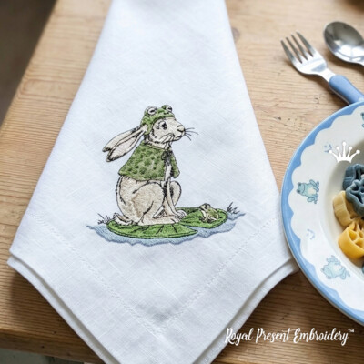 Кролик с лягушкой