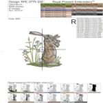 Мама Зайка держит зайчат - 5 размеров