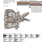 Мама Зайка и Зайчата - 4 размера