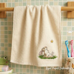 Мечтающий Кролик смотрит на звездочку - 4 размера