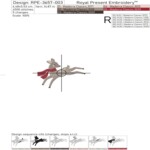 Мини олененок в шарфе - 4 размера