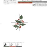 Маленькие Зимние веточки с ягодами набор - 17 в 1