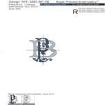 Монограмма BP-PB - 4 размера