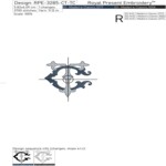 Монограмма CT-TC - 3 размера