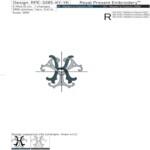 Монограмма KY-YK - 3 размера