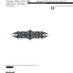 Три китайские монохромные бордюры - 4 размера