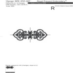 Три китайские монохромные бордюры - 4 размера