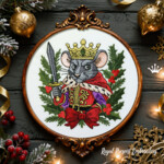 Рождественский Мышиный Король с мечом - 4 размера