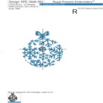 Набор Елочных Шаров из снежинок - 3 размера