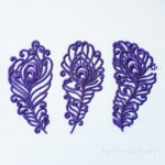 Набор Перья павлина - 3 размера