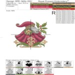 Набор Рождественский Санта красный - 3 размера