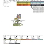 Набор Заяц с цветком и бабочкой - 5 размеров