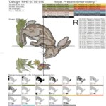 Набор Заяц с цветком и бабочкой - 5 размеров