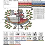 Новогодняя девушка доярка набор большой - 4 размера
