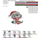 Новогодняя змейка - 4 размера