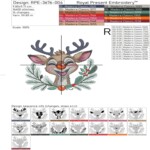 Новогодний Олененок Рудольф - 3 размера