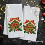 Рождественский Шар и Падуб - 3 размера