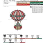 Новогодний воздушный шар с елочкой - 4 размера