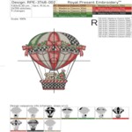 Новогодний воздушный шар с мишкой - 4 размера