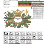 Новогодние кольцо для монограммы набор - 4 размера