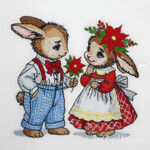 Рождественские зайчата - 4 размера