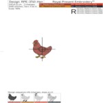 Новогодние мини курочки барокко набор - 4 размера