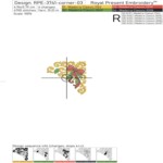Новогодние мини птички барокко набор - 4 размера