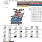 Олень в кресле-качалке с кружкой какао - 4 размеров