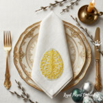 Пасхальные яйца барокко набор - 3 размера