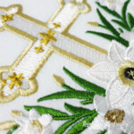 Пасхальный Крест с нарциссами - 3 размера