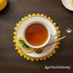 Подсолнух подставка под чашку в пяльцах - 8 размеров