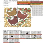 Праздничные курочки - 4 размера