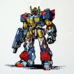 Робот Транформер средний - 6 размеров