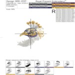 Роскошный Павлин Портрет - 3 размера