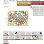 Рождественские горлицы - 3 размера
