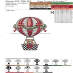 Рождественский воздушный шар с мишкой - 4 размера